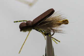 Greg Lowery's woven grasshopper.